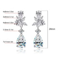 Moissanite Sterling Silver Stud Earrings