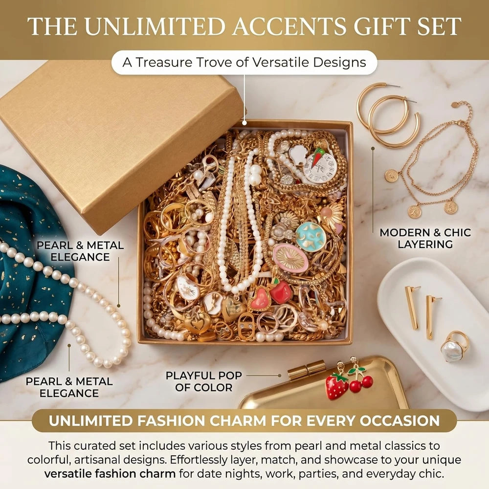 Gold Mystery Jewelry Jar